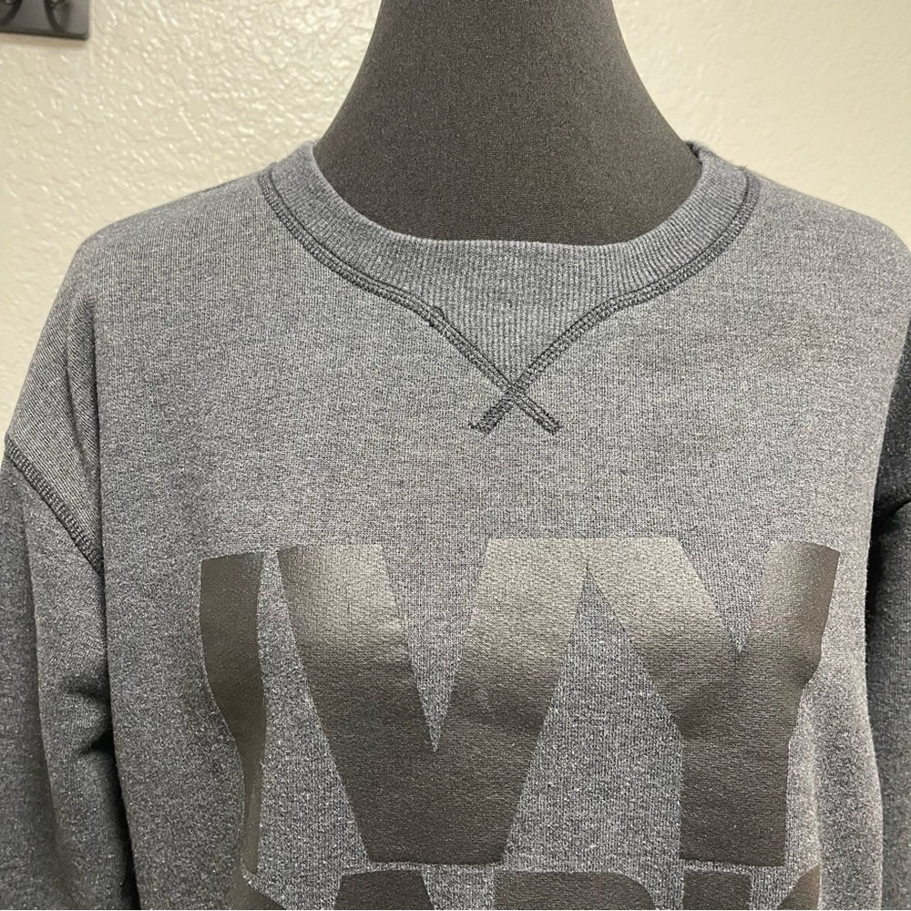 Ivy Park Dark Grey Pullover Crewneck Sweatshirt MEDIUM - Picture 5 of 9